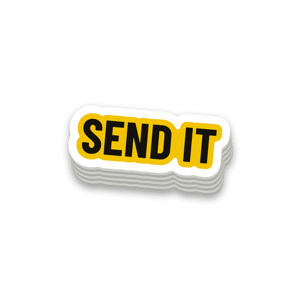 Send It Hard Hat Decal - hard hat decal