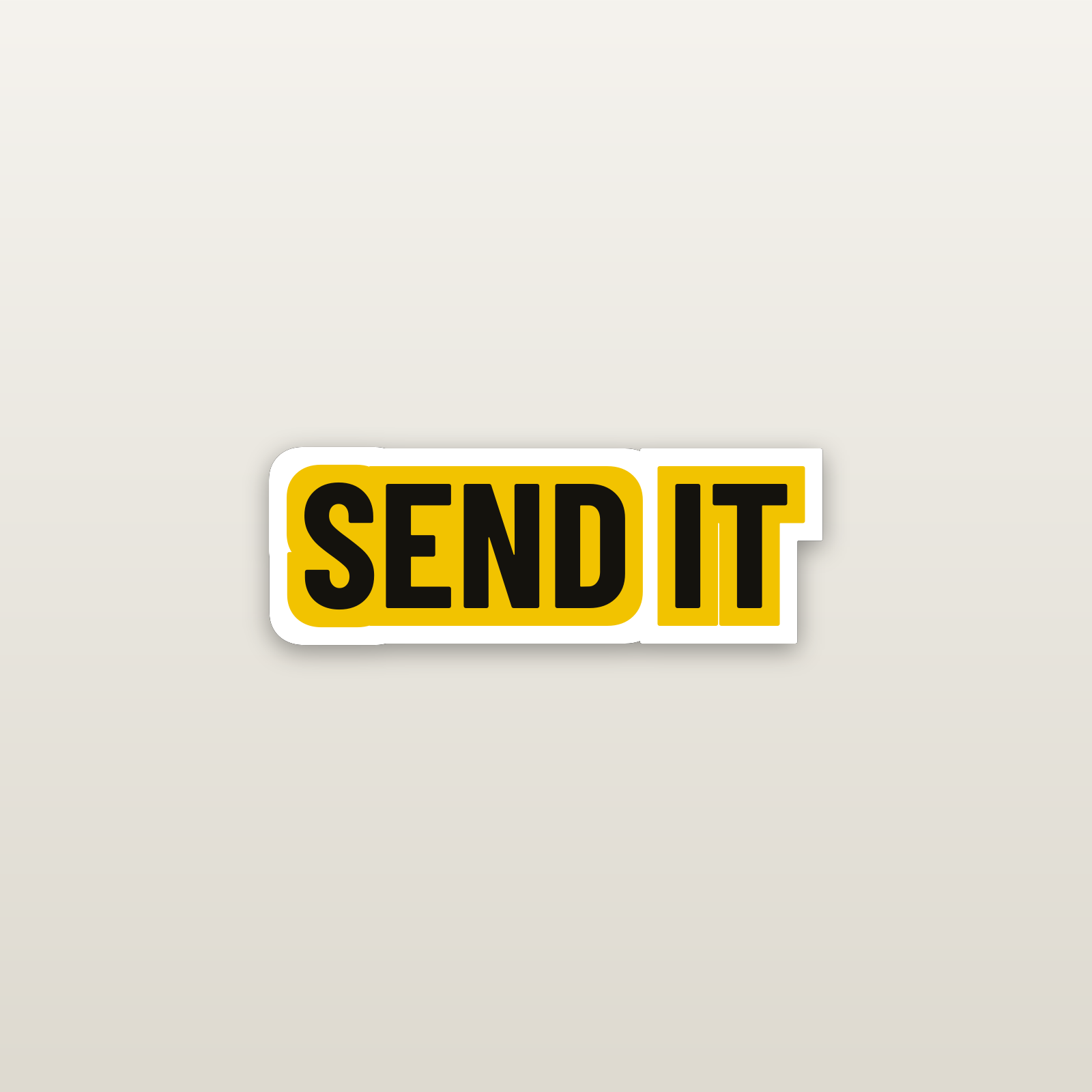 Send It Hard Hat Decal - hard hat decal