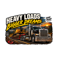Heavy Loads Bigger Dreams Decal - hard hat decal