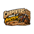 Carpenters Make It Happen Decal - hard hat decal