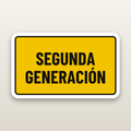 Segunda Generacion Decal - hard hat decal
