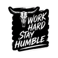 Work Hard Stay Humble Decal - hard hat decal
