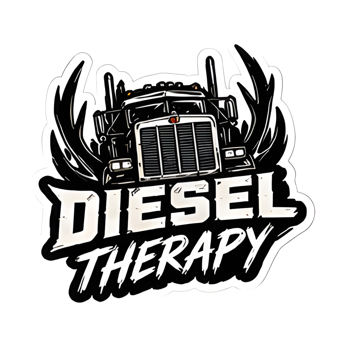Diesel Therapy Decal - hard hat decal
