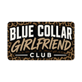 Blue Collar Girlfriend Club Decal - hard hat decal