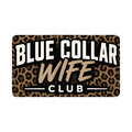 Blue Collar Wife Club Decal - hard hat decal