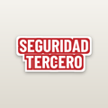 Seguridad Tercero Decal - hard hat decal