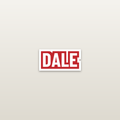 Dale Hard Hat Decal - hard hat decal
