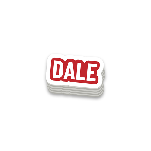 Dale Hard Hat Decal - hard hat decal