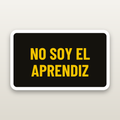 No Soy El Aprendiz Decal - hard hat decal