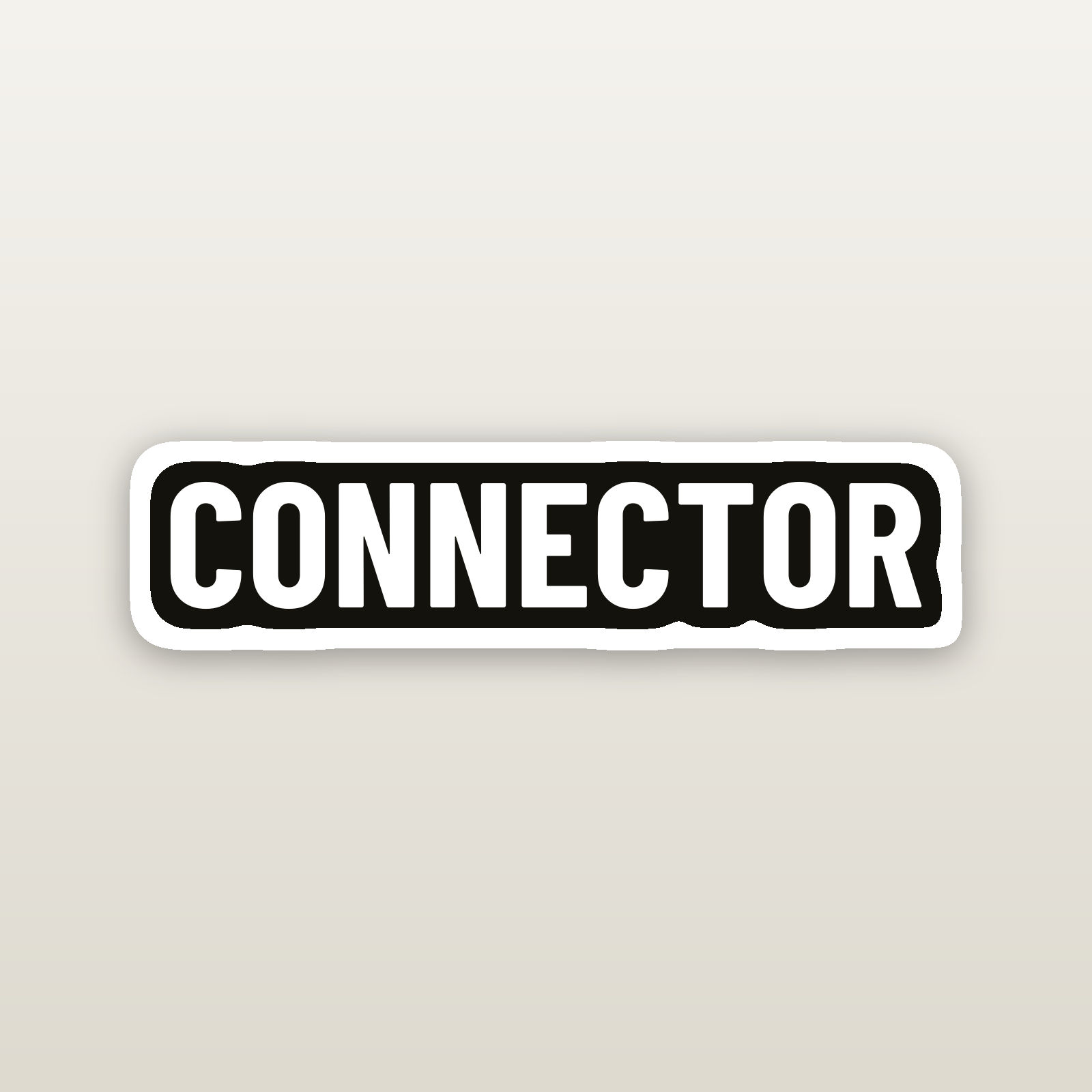Connector Hard Hat Decal - hard hat decal