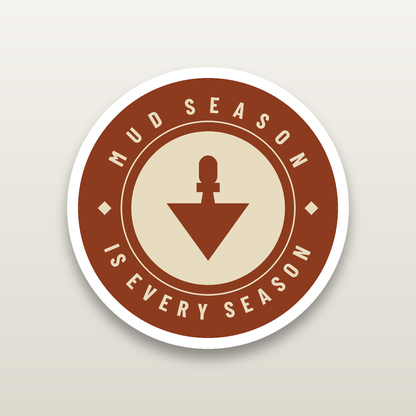 Mud Season Every Season Decal - hard hat decal