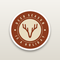Deer Season Is A Holiday - hard hat decal