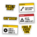 After Hours Kit 6 Decal Pack - hard hat decal