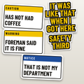 Crew Trade Pack - hard hat decal