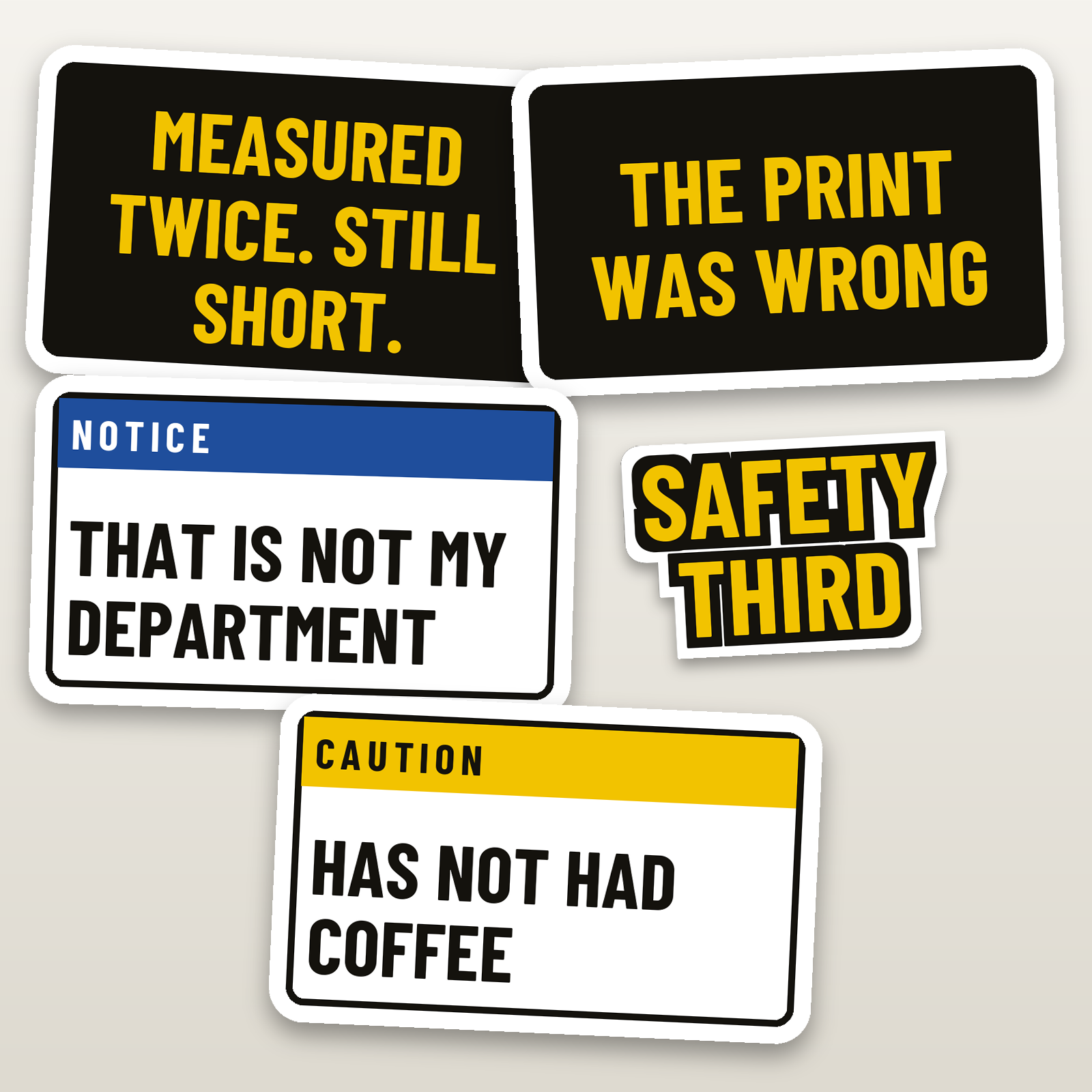 Fab Shop Trade Pack - hard hat decal