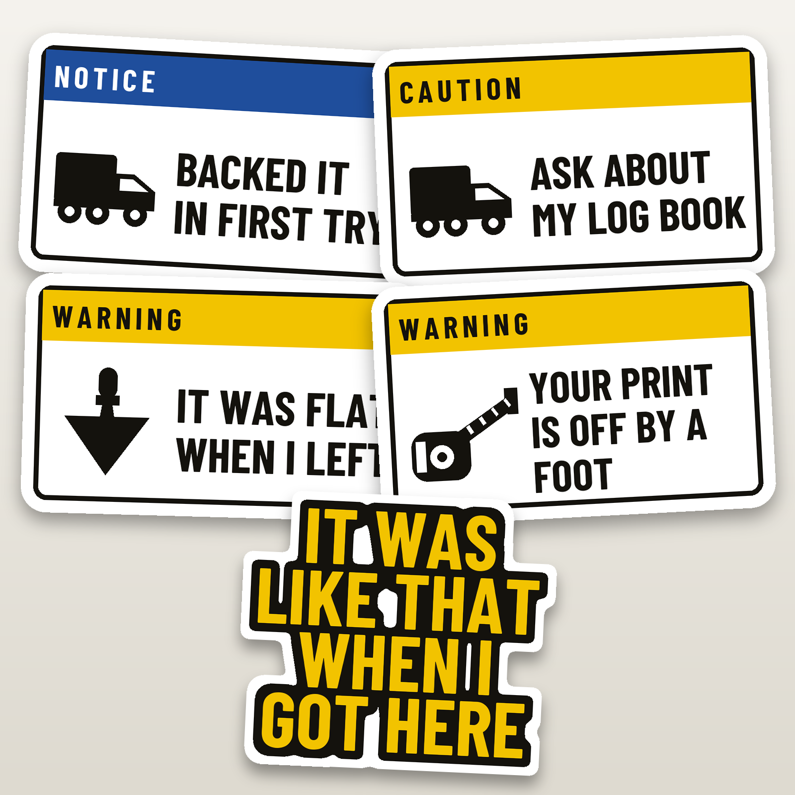 Road Crew Trade Pack - hard hat decal
