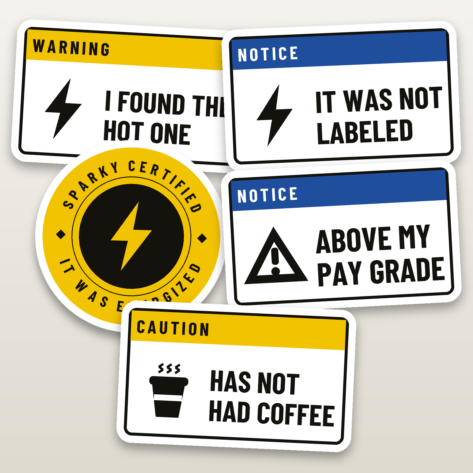 Sparky Trade Pack - hard hat decal